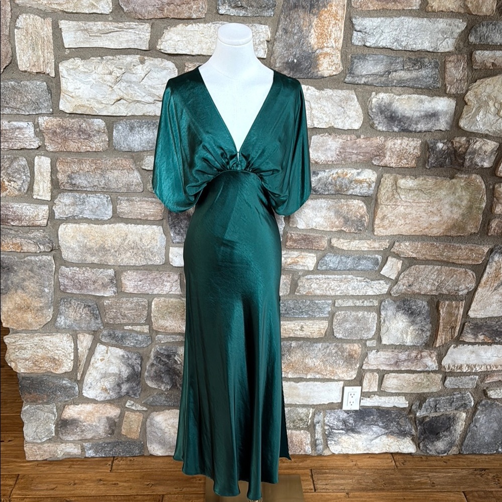 Emerald Green Evening Dress